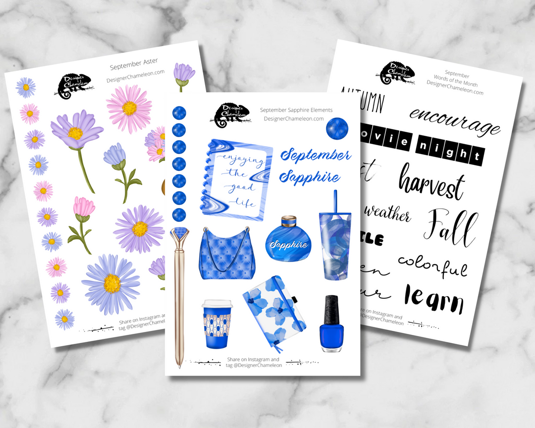 September Essentials Sticker Bundle