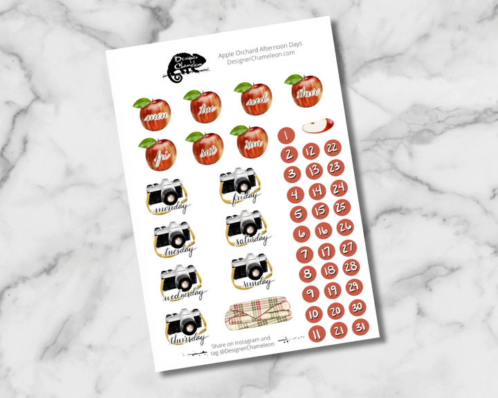 Apple Orchard Afternoon Sticker Collection