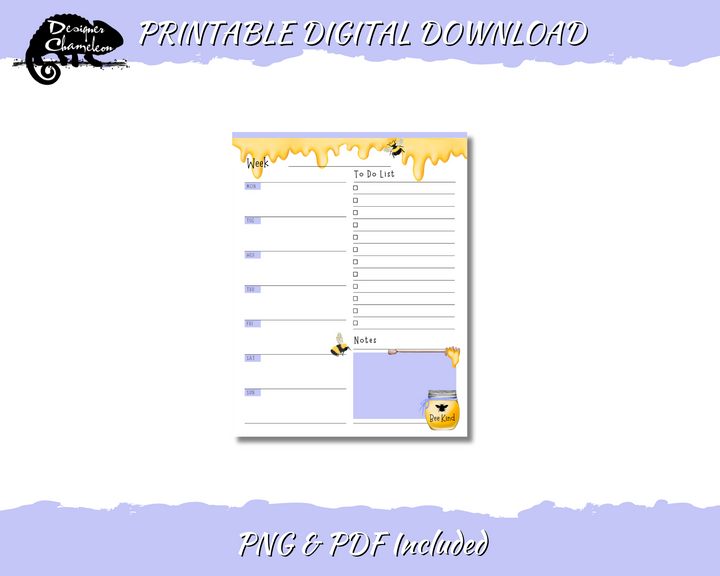 Bee Kind DIGITAL Planner Inserts