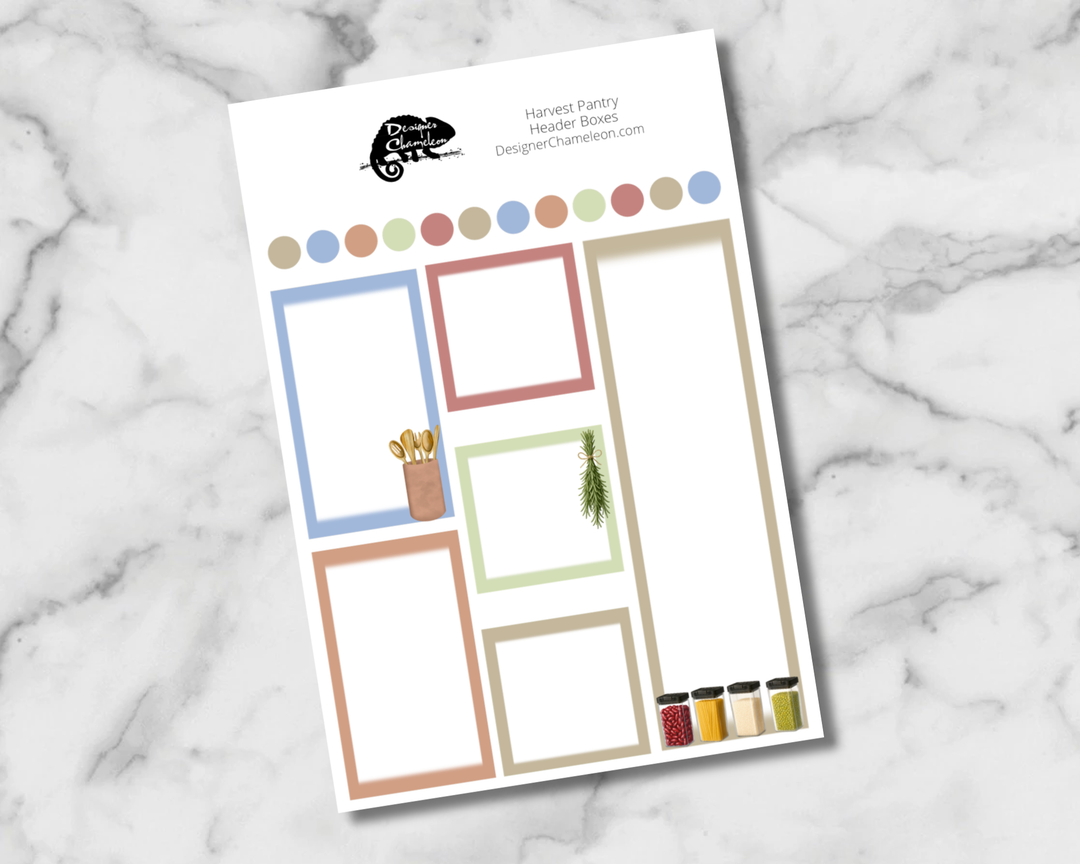 Harvest Pantry Sticker Collection