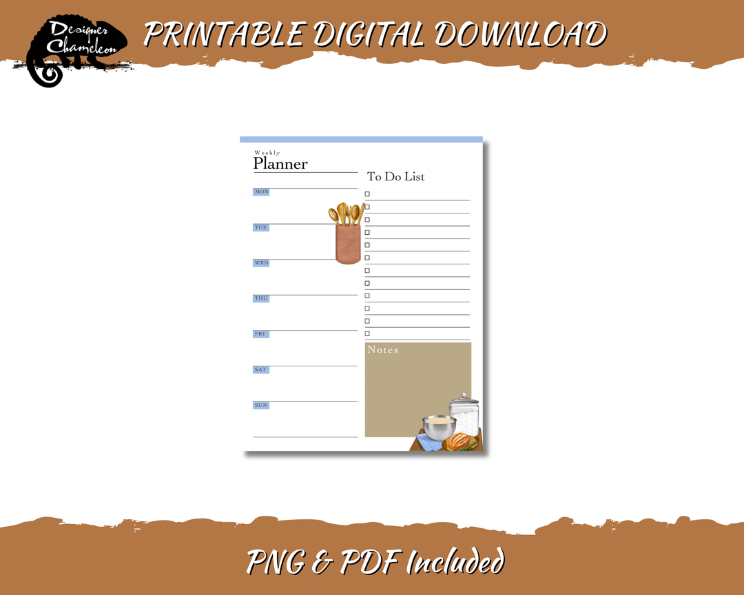 DIGITAL Harvest Pantry Planner Inserts