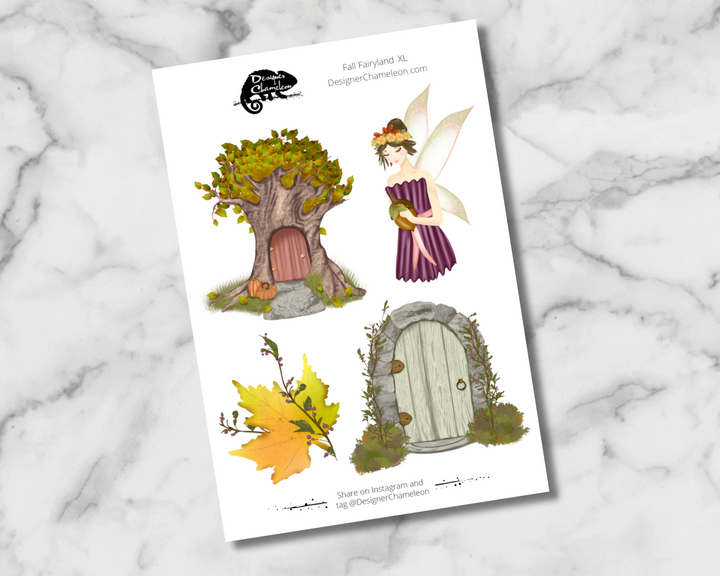 Fall Fairyland Sticker Collection