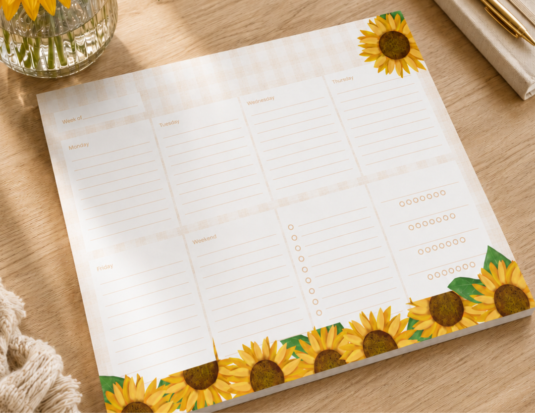 Sunflower Stationery Set