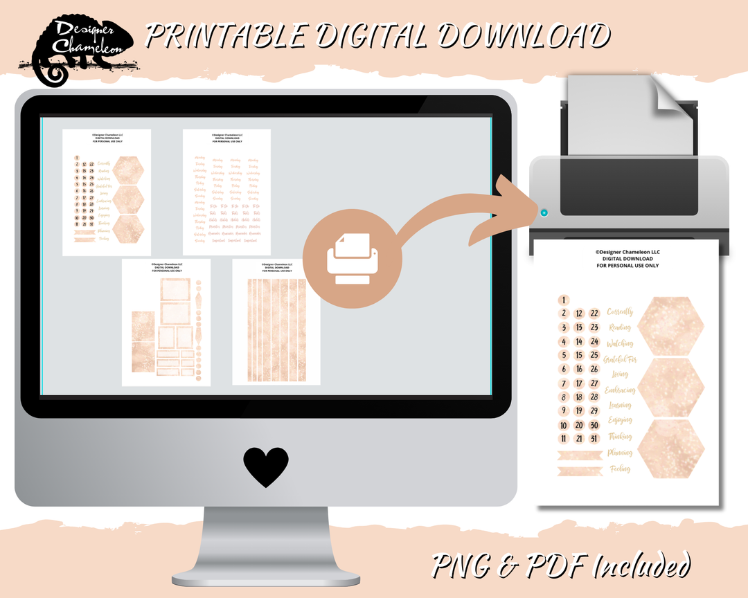 DIGITAL Champagne Shimmer Essentials