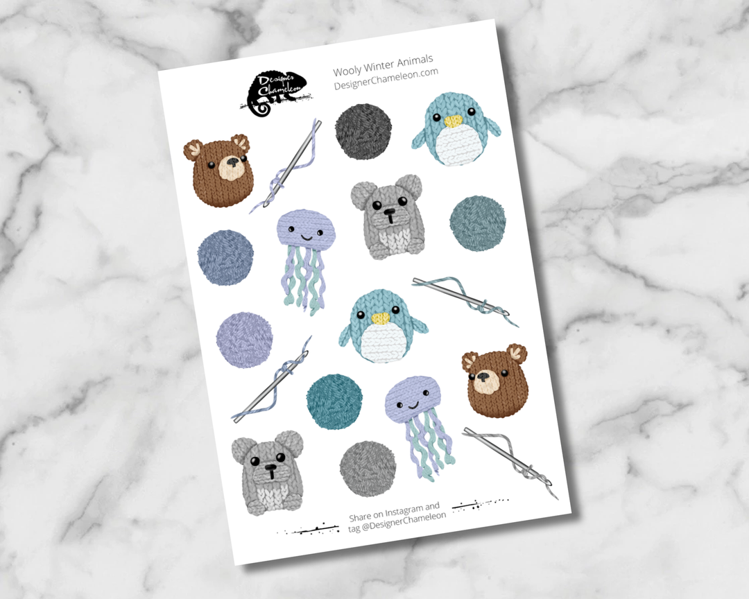 Wooly Winter Sticker Collection