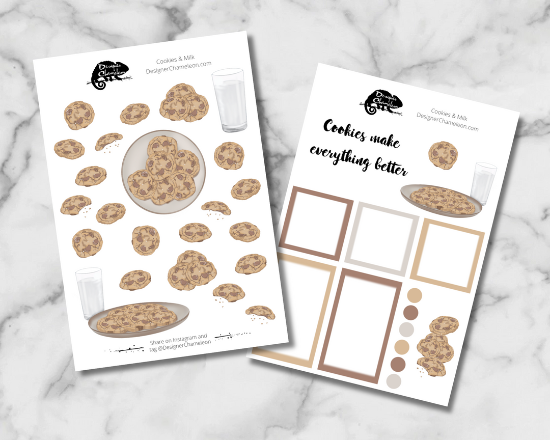 Cookies & Milk Sticker Set