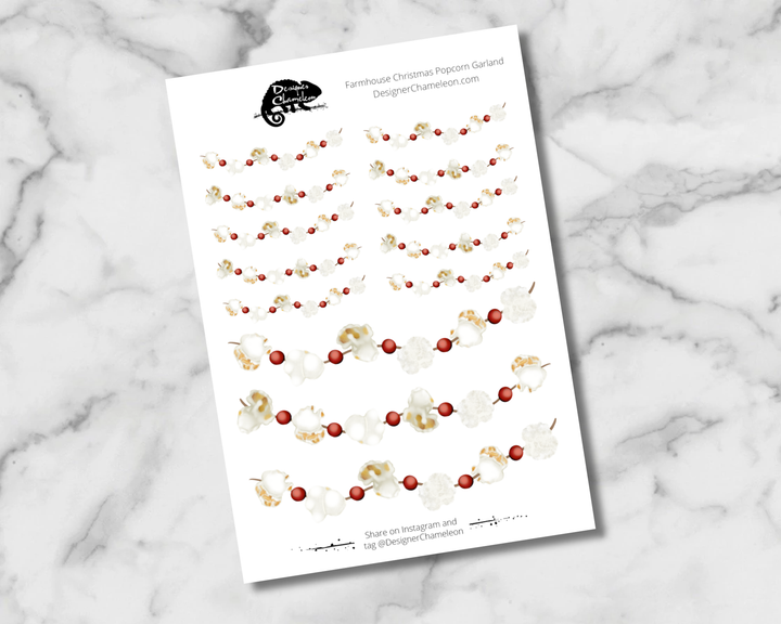 Farmhouse Christmas Sticker Collection