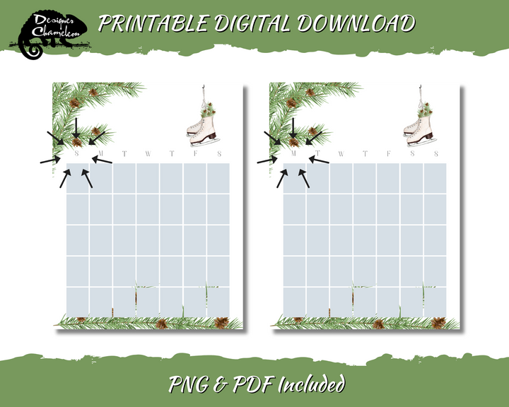 Winter Wishes DIGITAL Planner Inserts