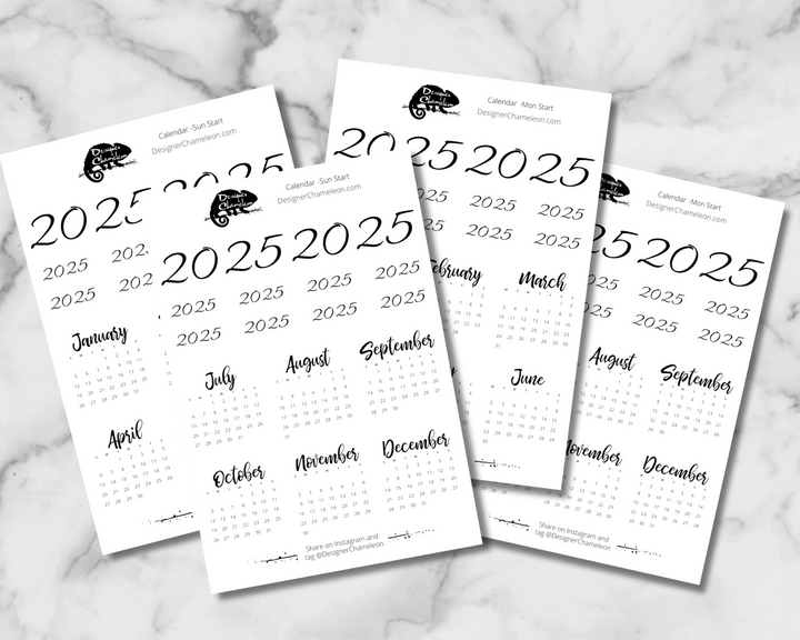 2025 Mini Calendars