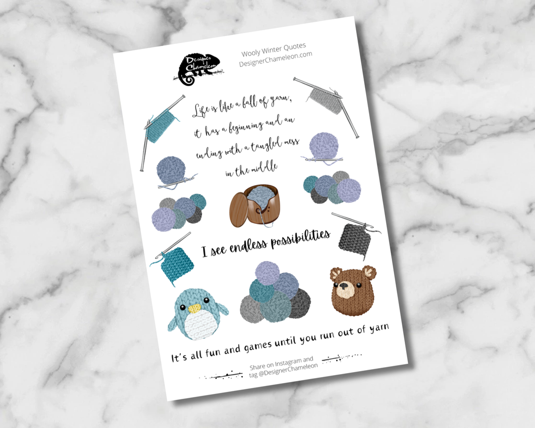 Wooly Winter Sticker Collection