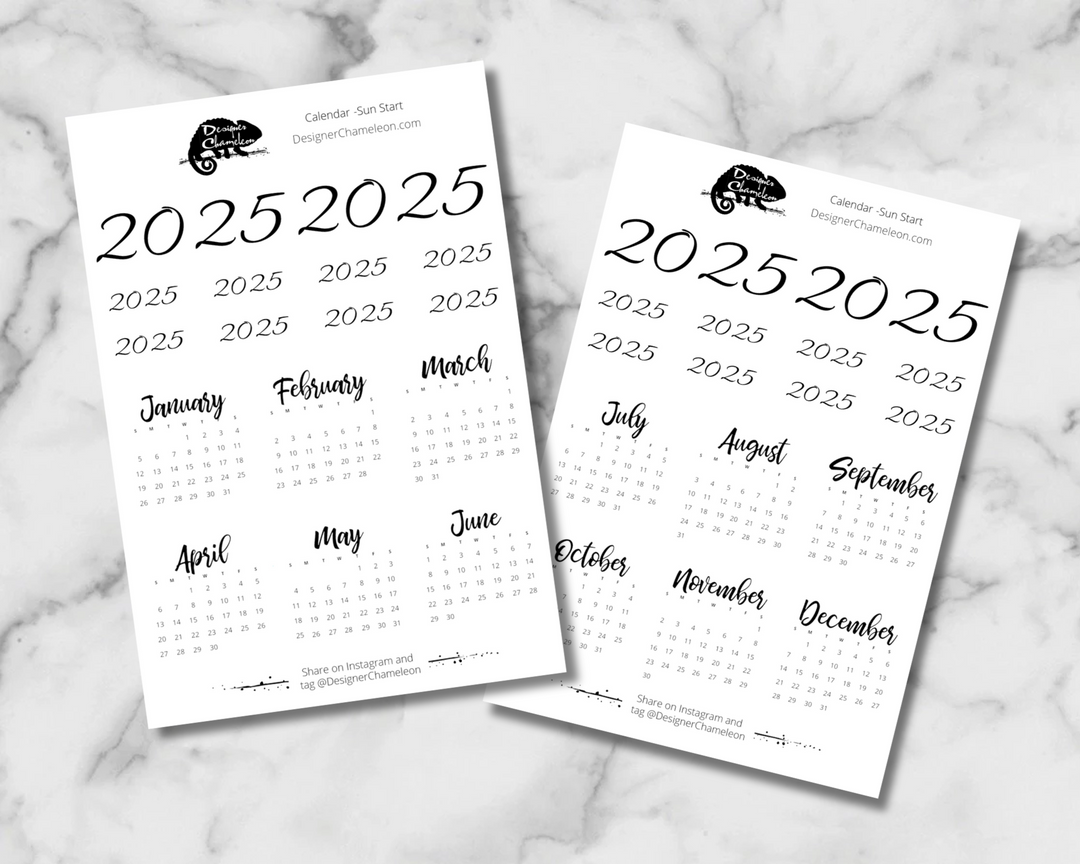 2025 Mini Calendars