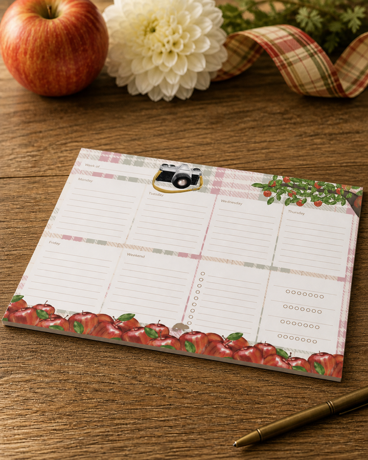 Apple Orchard Afternoon Weekly Pad
