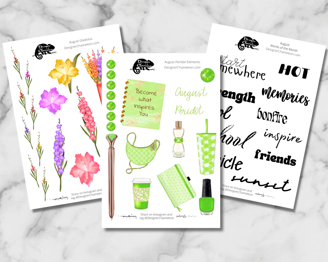 August Essentials Sticker Bundle