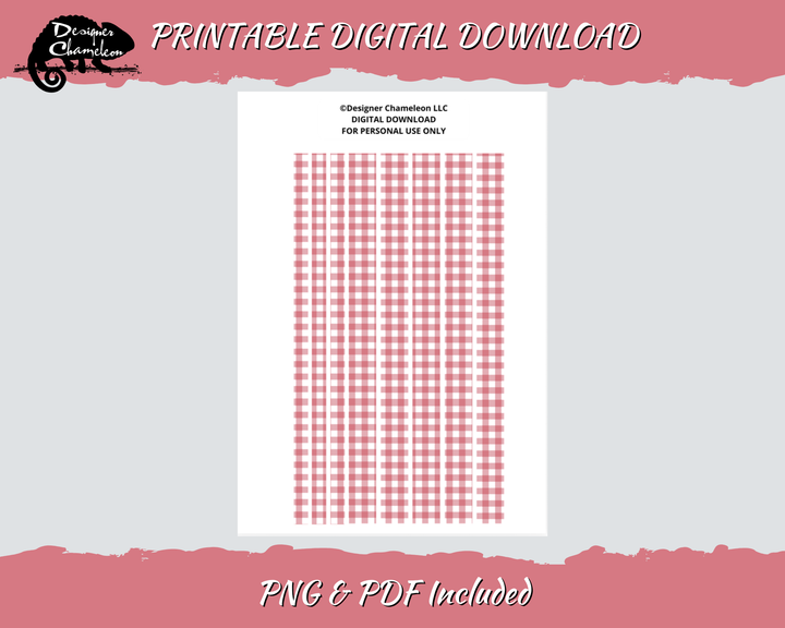 DIGITAL Berry Gingham Essentials