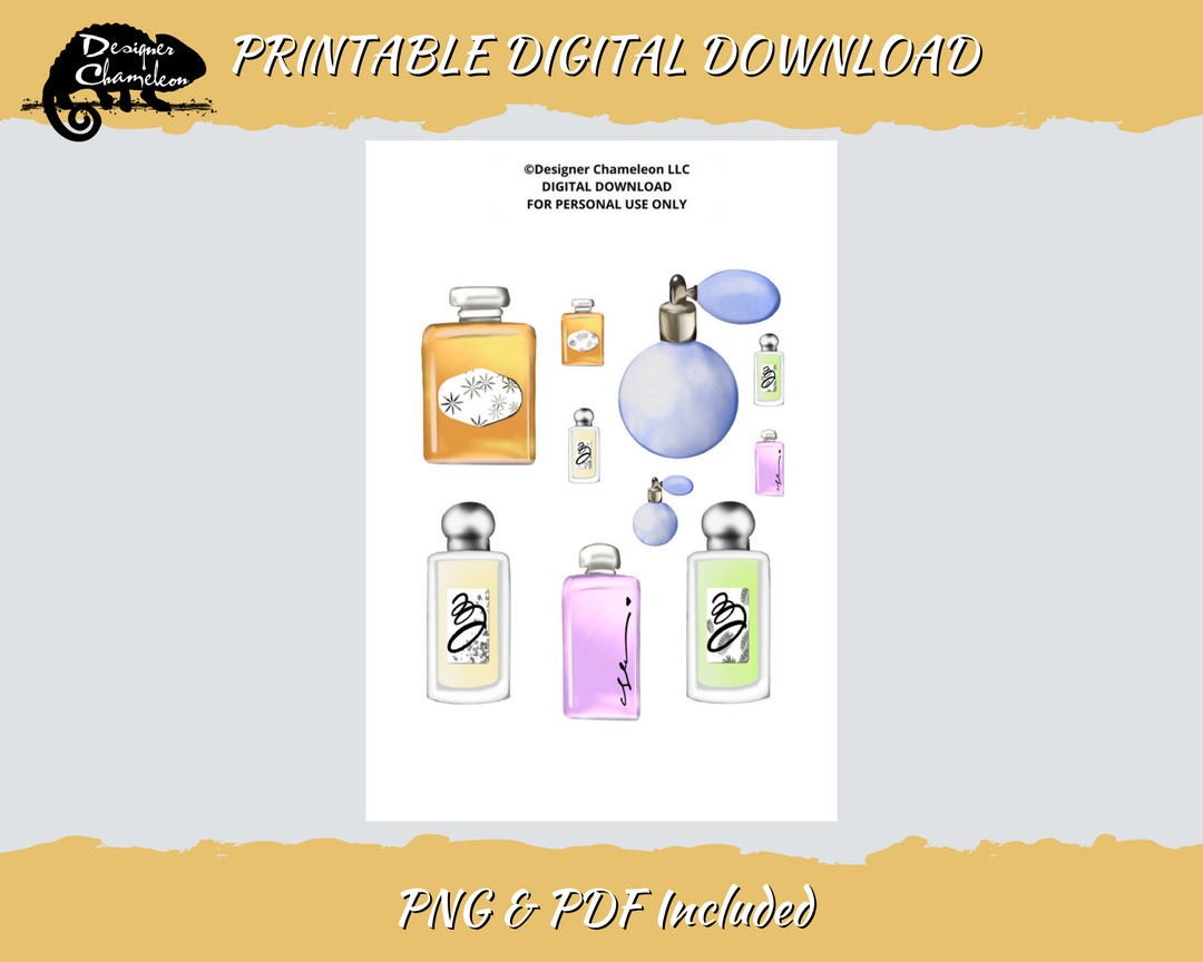DIGITAL Perfume Stickers