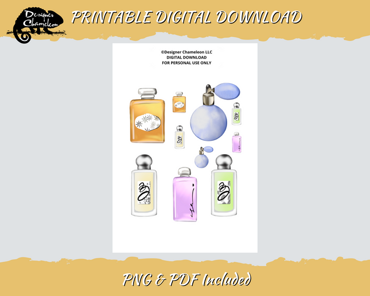 DIGITAL Perfume Stickers