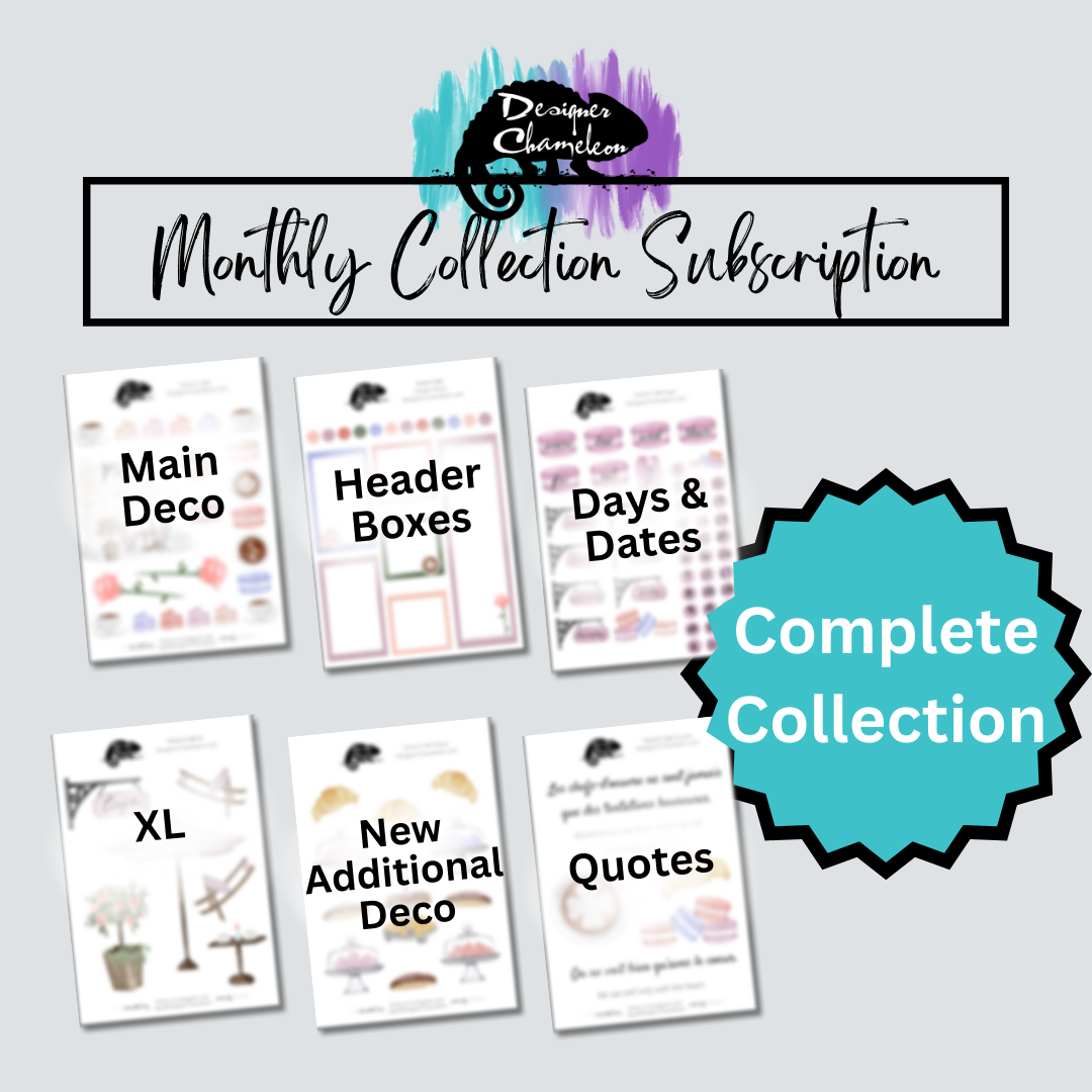 Monthly Collection Subscription -Printed and Shipped