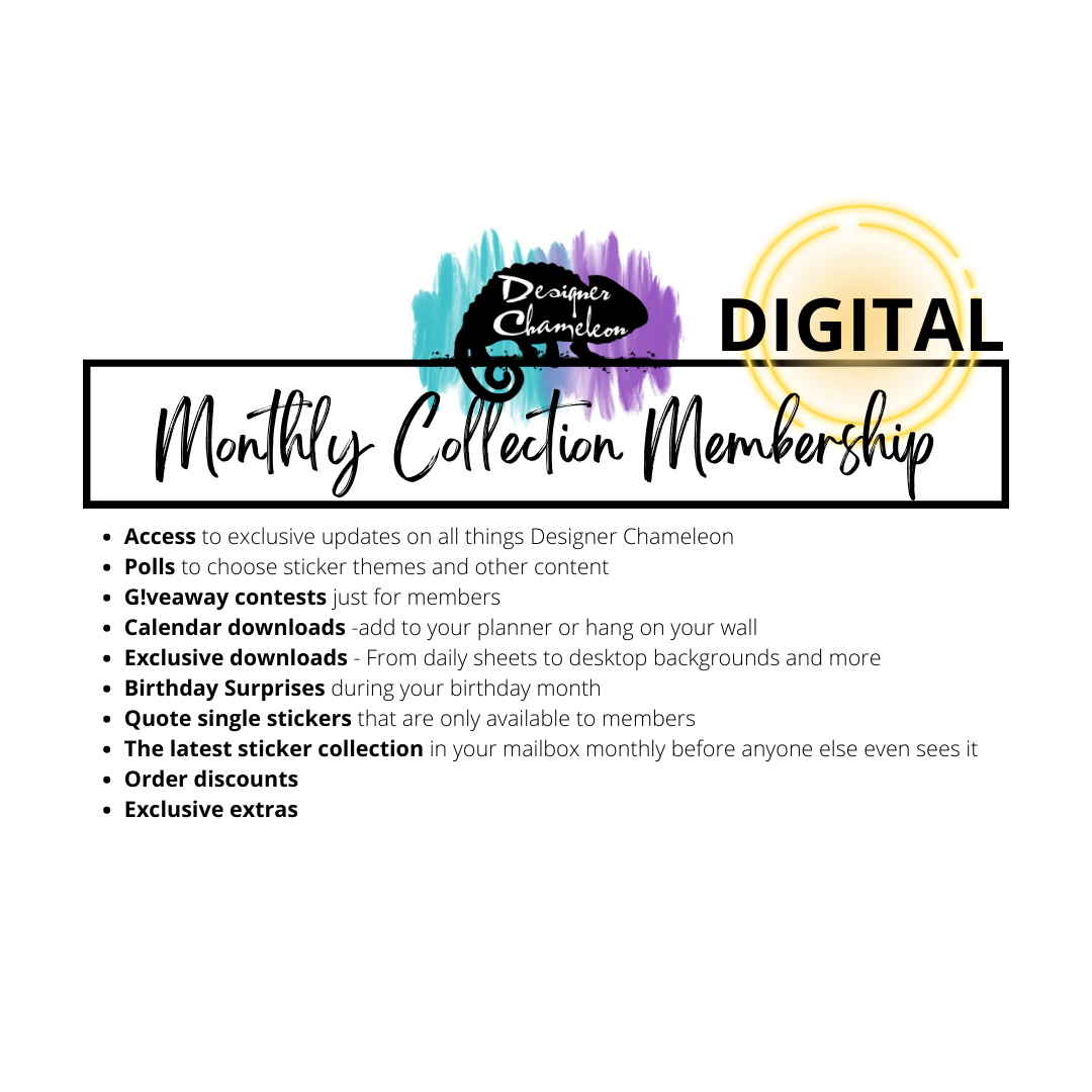 Monthly Collection Memberships -DIGITAL