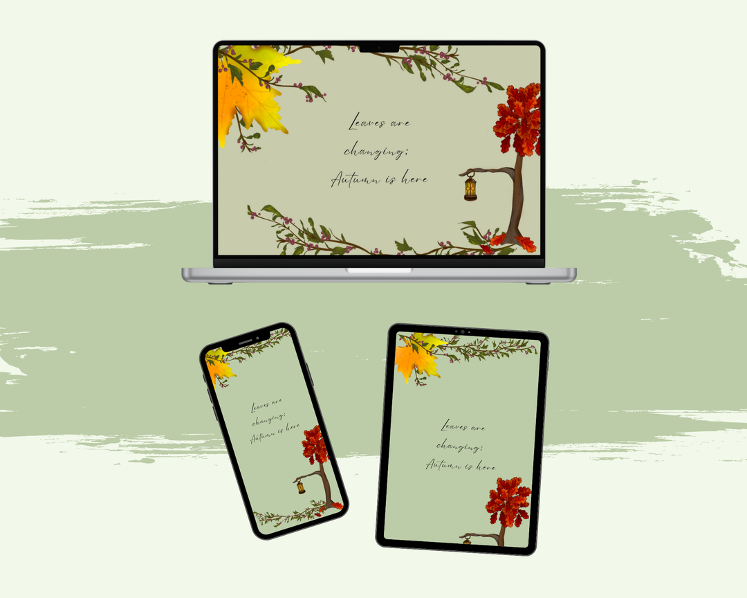 DIGITAL Fall Fairyland Screen Wallpaper Backgrounds