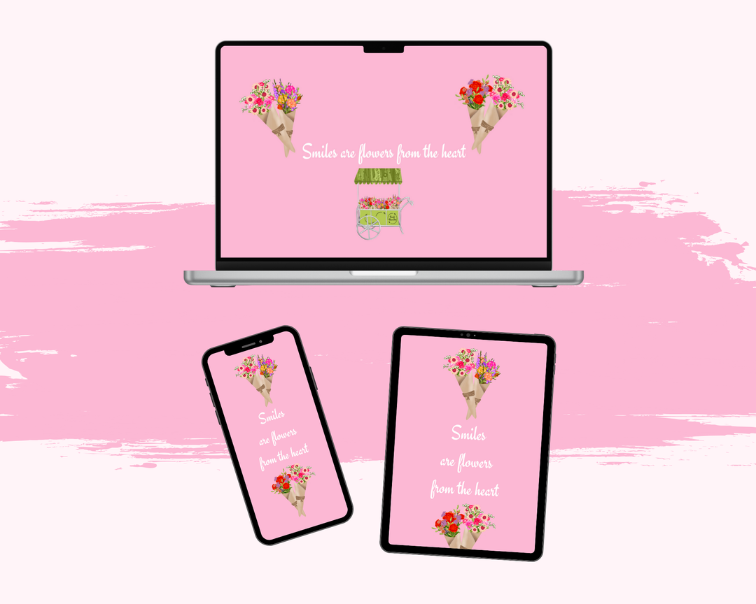 DIGITAL Flower Shop Screen Wallpaper Backgrounds