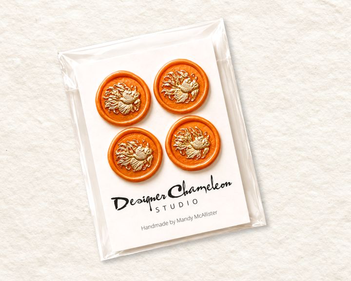 Goldfish Embellished Wax Seals