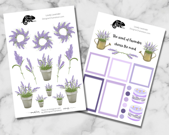 Lovely Lavender Stickers