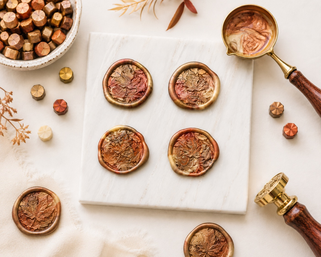 Leaves XL Embellished Wax Seals