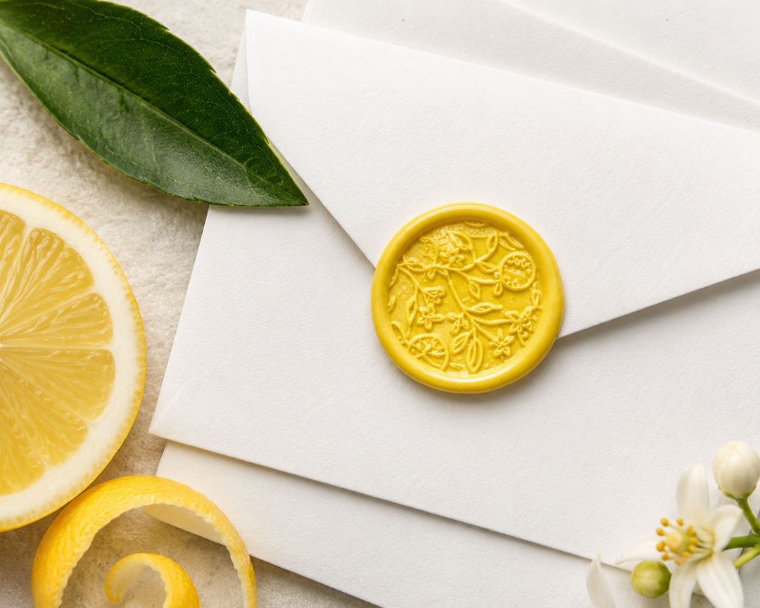Citrus Branch Wax Seals