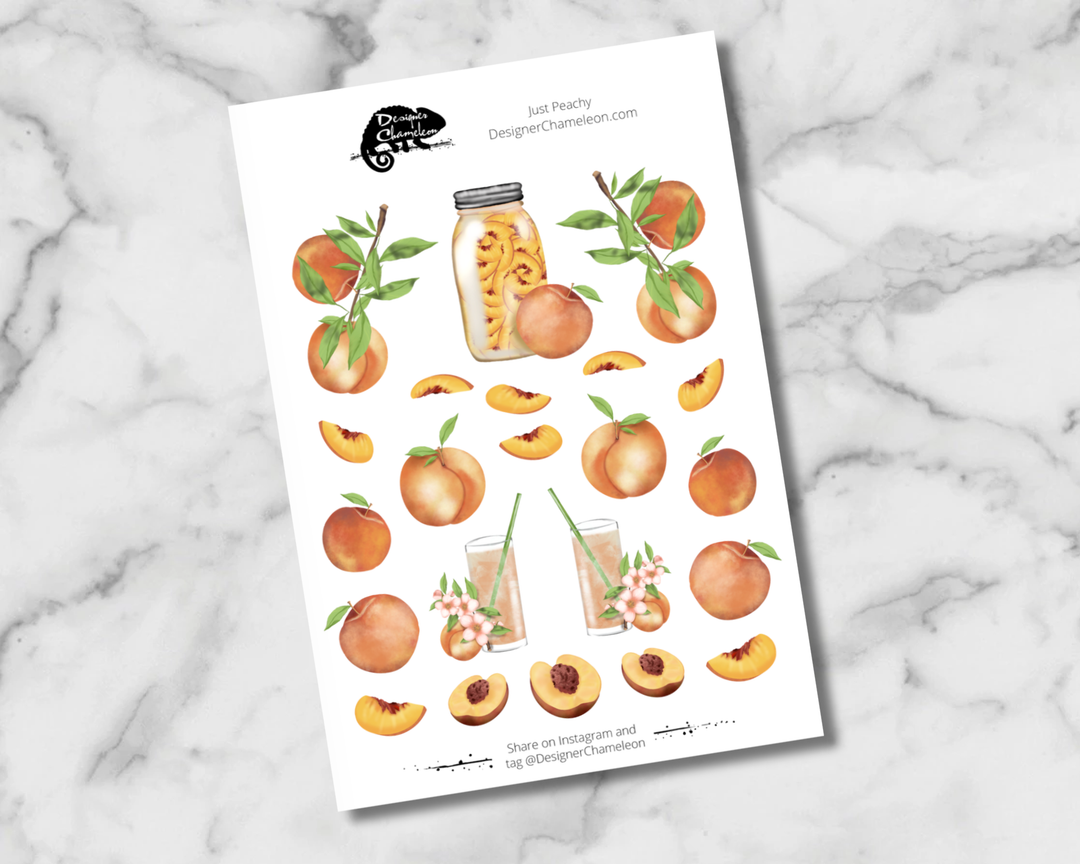 Just Peachy Sticker Collection