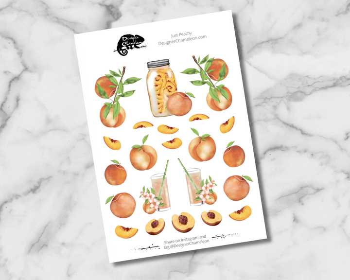 Just Peachy Sticker Collection