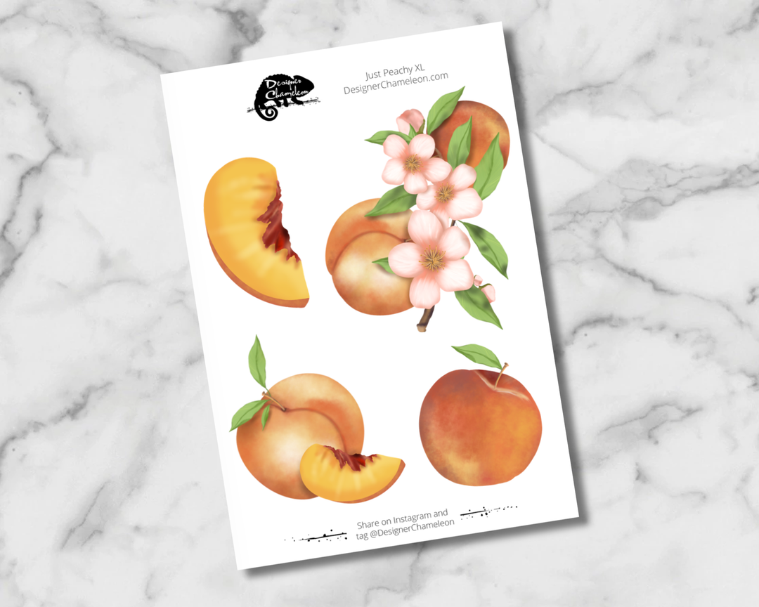 Just Peachy Sticker Collection
