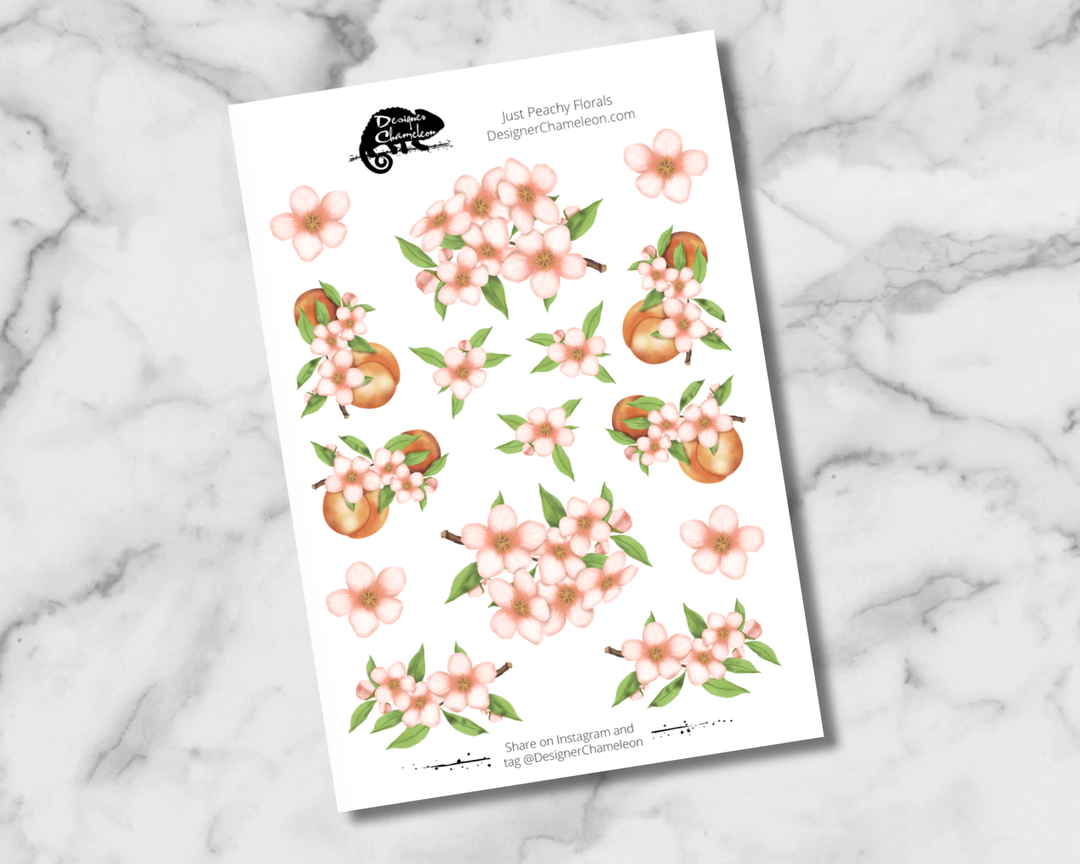 Just Peachy Sticker Collection