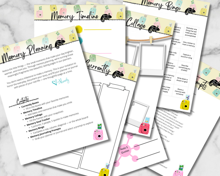 DIGITAL Memories Packet