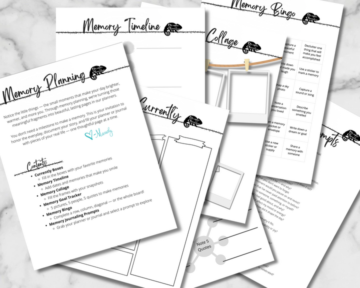 DIGITAL Memories Packet