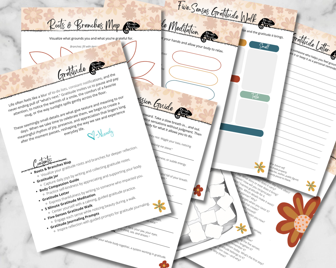 DIGITAL Gratitude Planner Packet