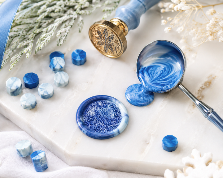 Snowflake Embellished Wax Seals