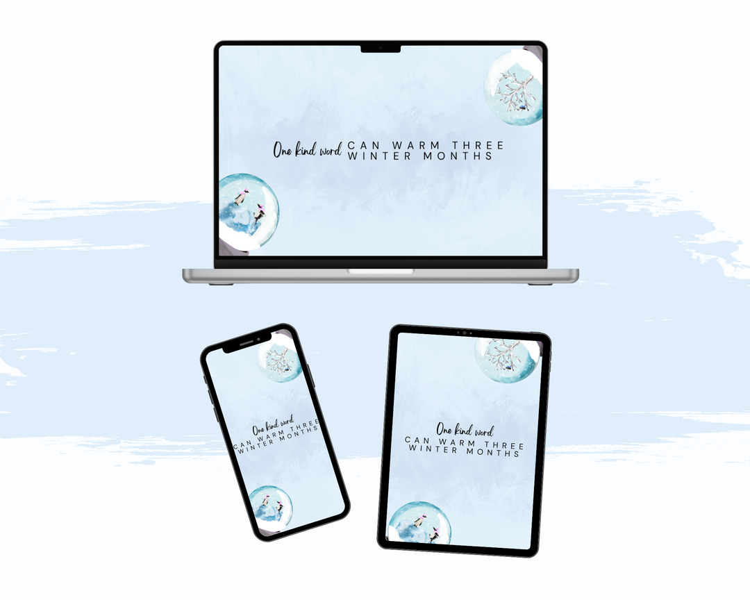 DIGITAL Snow Globe Screen Wallpaper Backgrounds
