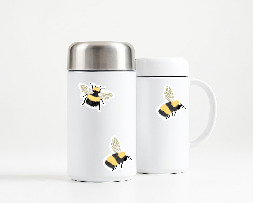 Bee Set Waterproof Vinyl Stickers