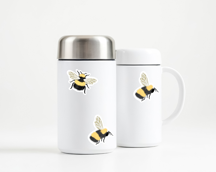 Bee Set Waterproof Vinyl Stickers