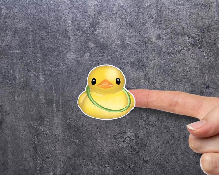 Rubber Duck Waterproof Vinyl 3" Sticker