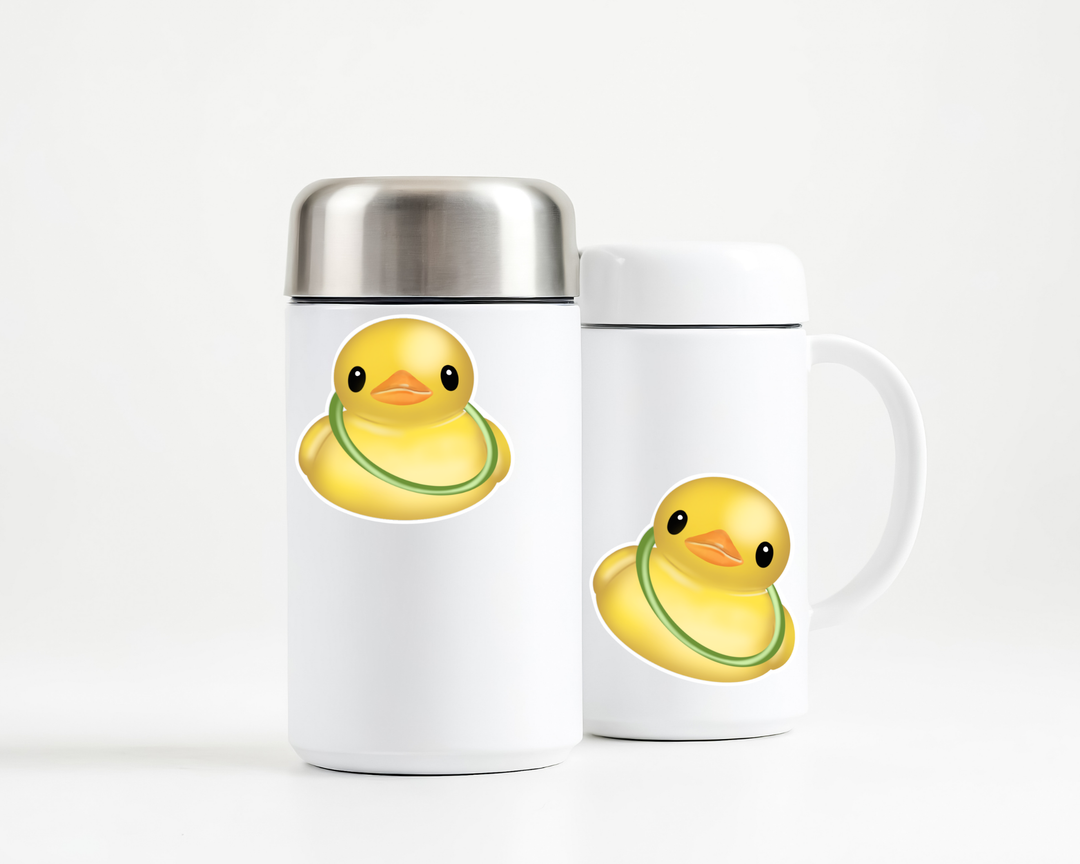 Rubber Duck Waterproof Vinyl 3" Sticker