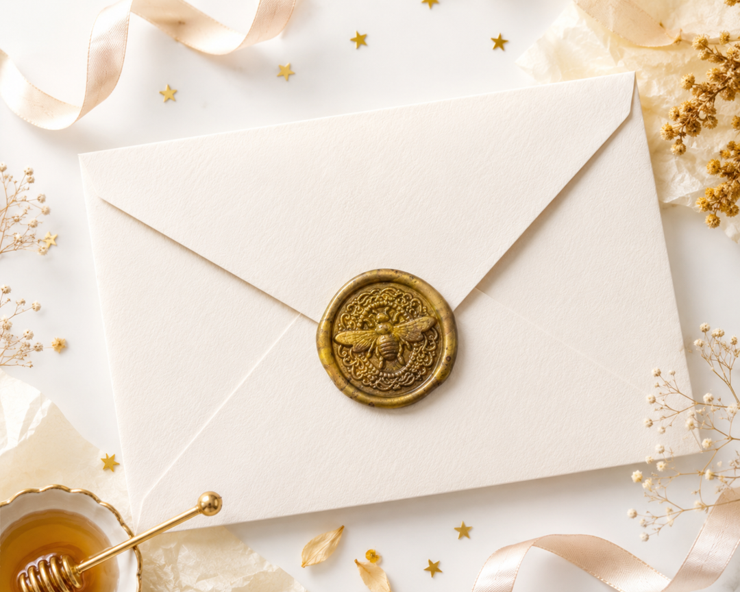 Bee Embellished Wax Seals