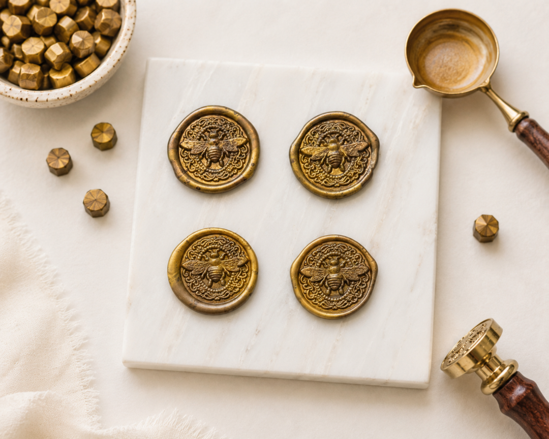 Bee Embellished Wax Seals
