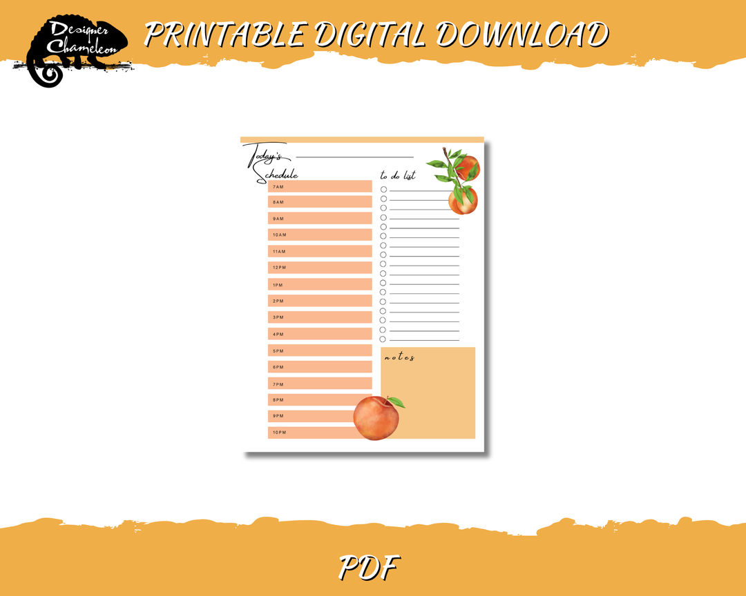 DIGITAL Just Peachy Planner Inserts