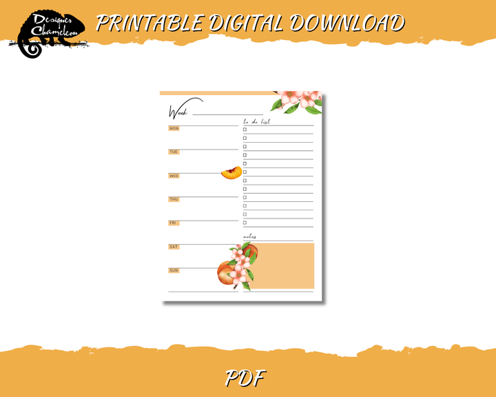 DIGITAL Just Peachy Planner Inserts