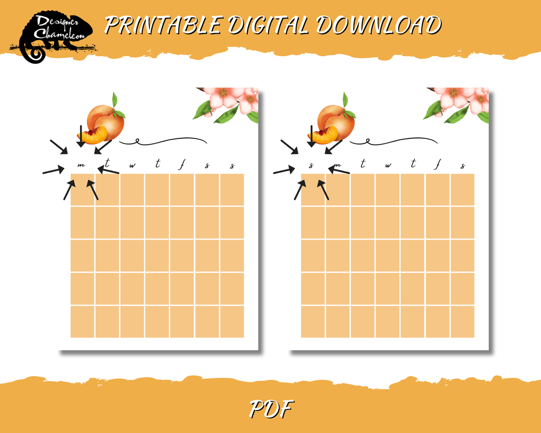 DIGITAL Just Peachy Planner Inserts