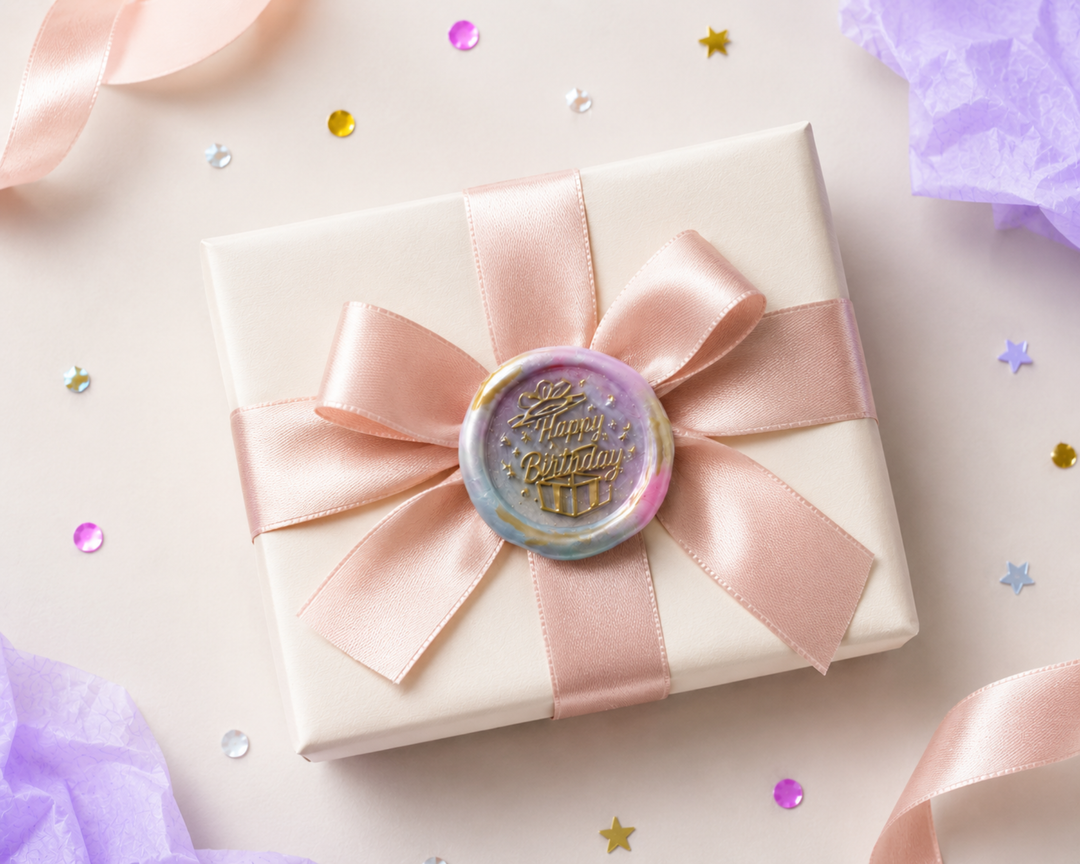 Happy Birthday Embellished Wax Seals