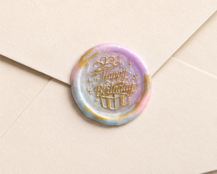 Happy Birthday Embellished Wax Seals