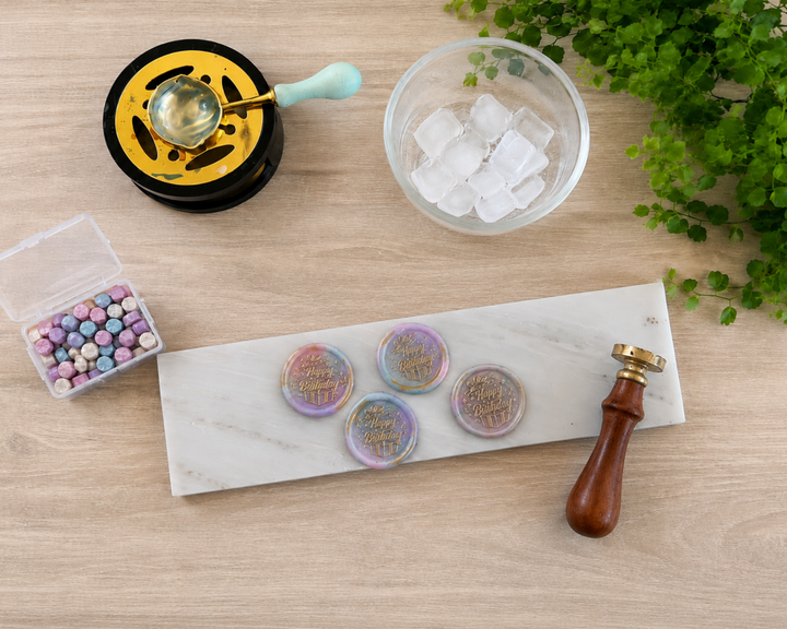Happy Birthday Embellished Wax Seals