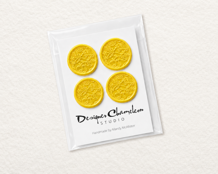 Citrus Branch Wax Seals